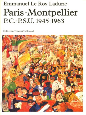 cover image of Paris-Montpellier. P.C.-P.S.U. (1945-1963)